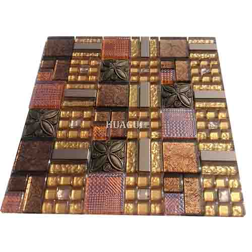 Rustic Panel Wood Mosaic factory   HG-WT001