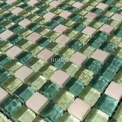 Rustic Panel Wood Mosaic factory   HG-WT001