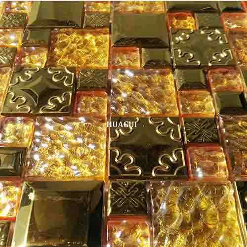 Rustic Panel Wood Mosaic factory   HG-WT001