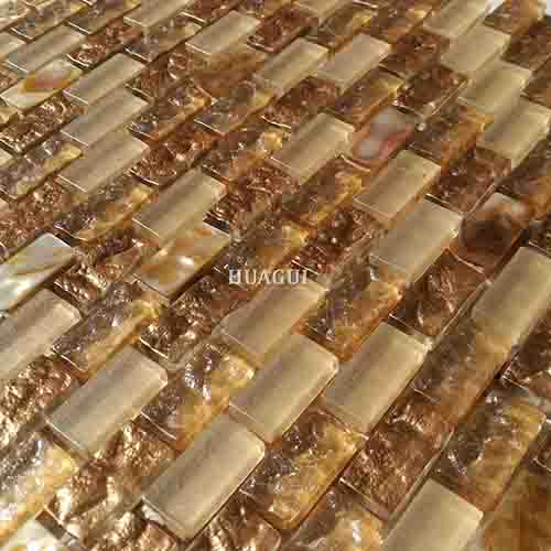 Rustic Panel Wood Mosaic factory   HG-WT001