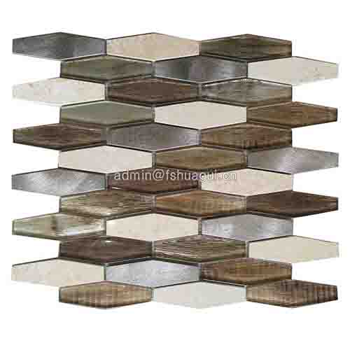 Rustic Panel Wood Mosaic factory   HG-WT001