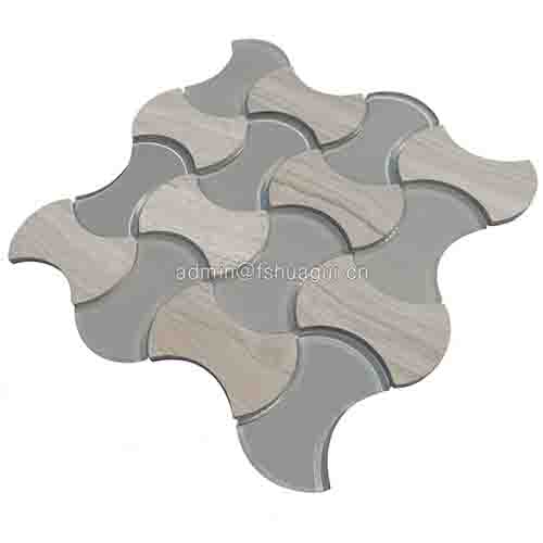 Rustic Panel Wood Mosaic factory   HG-WT001