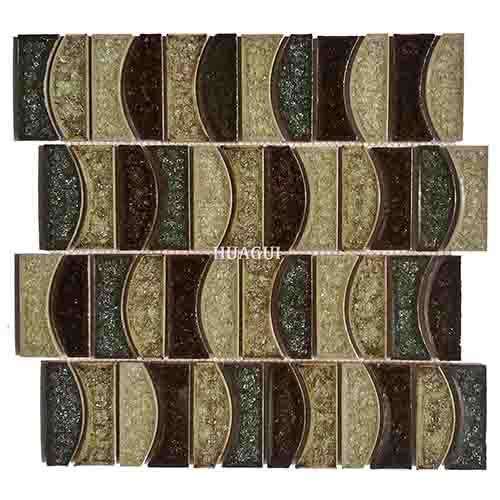 Rustic Panel Wood Mosaic factory   HG-WT001