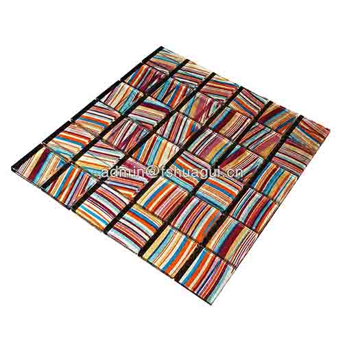 Rustic Panel Wood Mosaic factory   HG-WT001
