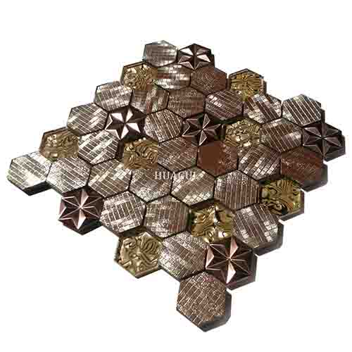 Rustic Panel Wood Mosaic factory   HG-WT001