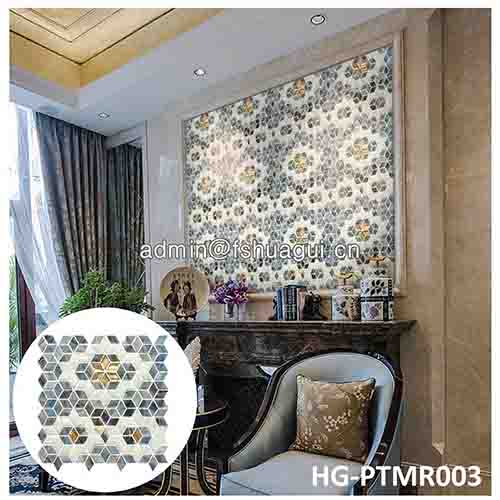Rustic Panel Wood Mosaic factory   HG-WT001