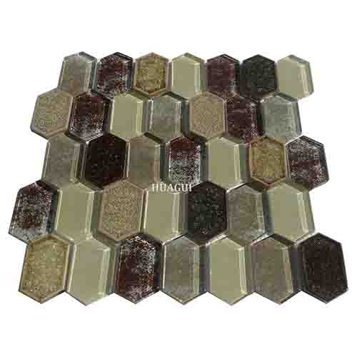 Rustic Panel Wood Mosaic factory   HG-WT001