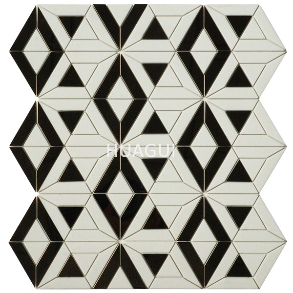 Rustic Panel Wood Mosaic factory   HG-WT001