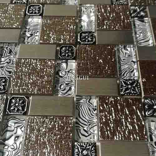 Rustic Panel Wood Mosaic factory   HG-WT001