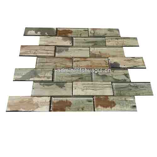 Rustic Panel Wood Mosaic factory   HG-WT001
