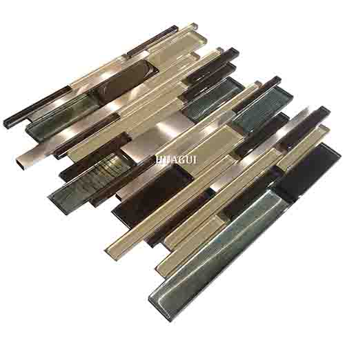Rustic Panel Wood Mosaic factory   HG-WT001