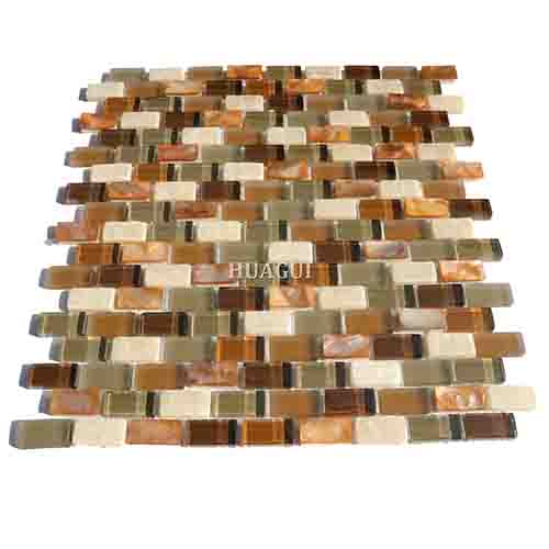 Rustic Panel Wood Mosaic factory   HG-WT001