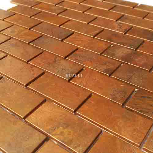 Rustic Panel Wood Mosaic factory   HG-WT001
