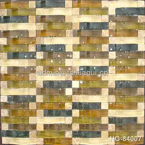 Rustic Panel Wood Mosaic factory   HG-WT001