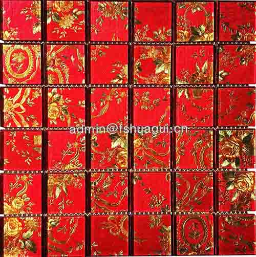 Rustic Panel Wood Mosaic factory   HG-WT001