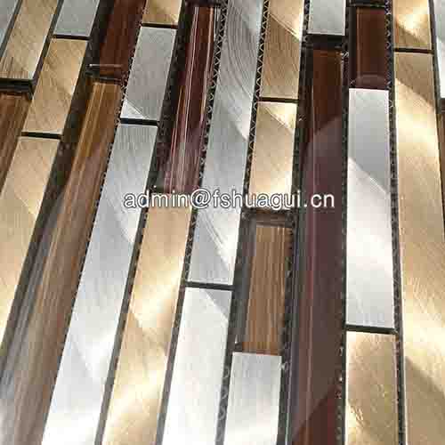 Rustic Panel Wood Mosaic factory   HG-WT001