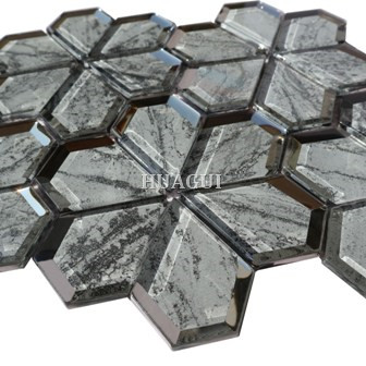 Rustic Panel Wood Mosaic factory   HG-WT001
