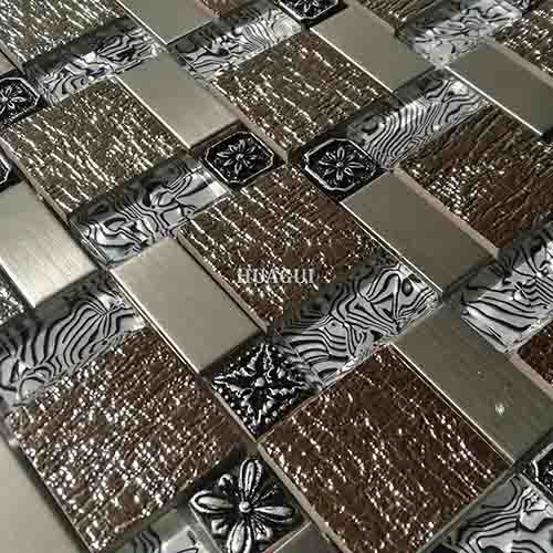 Rustic Panel Wood Mosaic factory   HG-WT001