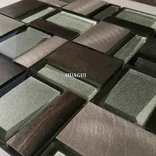Rustic Panel Wood Mosaic factory   HG-WT001