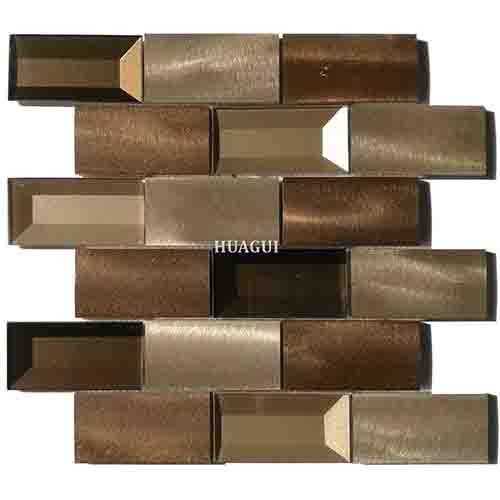Rustic Panel Wood Mosaic factory   HG-WT001