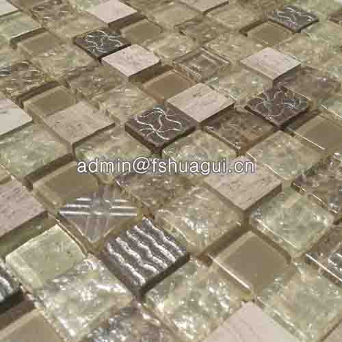 Rustic Panel Wood Mosaic factory   HG-WT001