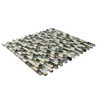 Rustic Panel Wood Mosaic factory   HG-WT001