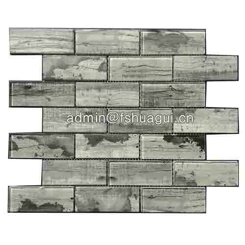 Rustic Panel Wood Mosaic factory   HG-WT001