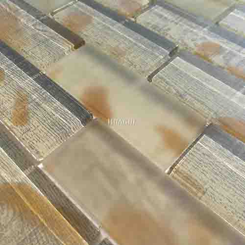 Rustic Panel Wood Mosaic factory   HG-WT001