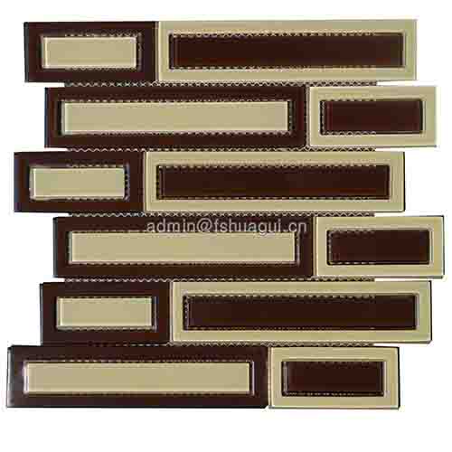 Rustic Panel Wood Mosaic factory   HG-WT001