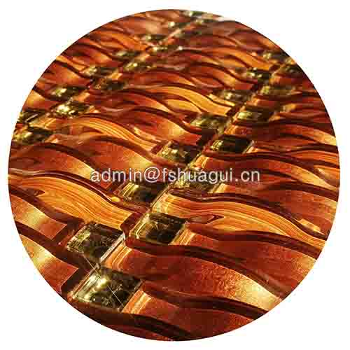 Rustic Panel Wood Mosaic factory   HG-WT001