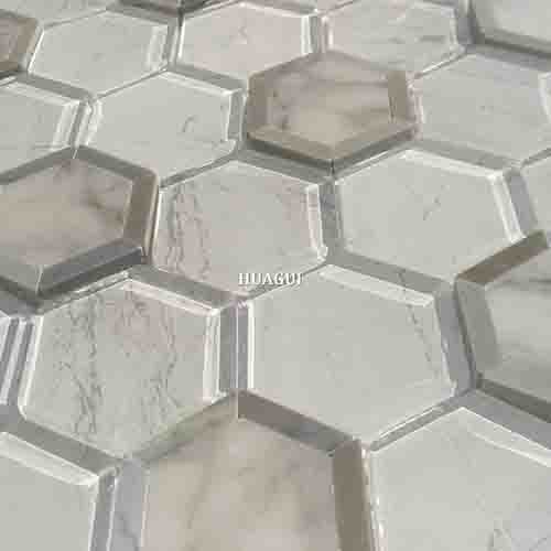 Rustic Panel Wood Mosaic factory   HG-WT001