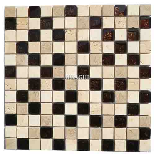 Rustic Panel Wood Mosaic factory   HG-WT001