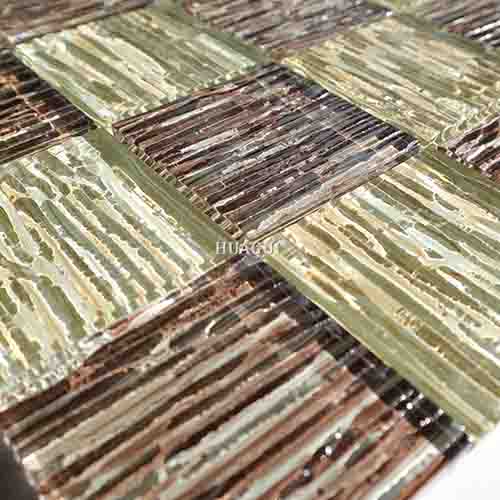 Rustic Panel Wood Mosaic factory   HG-WT001