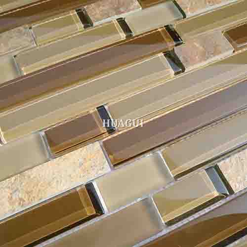 Rustic Panel Wood Mosaic factory   HG-WT001
