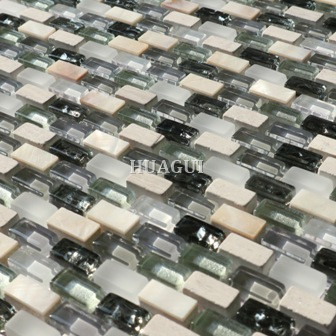Rustic Panel Wood Mosaic factory   HG-WT001