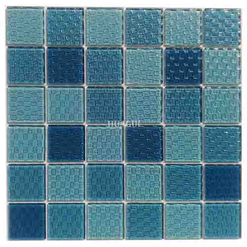 Popular non-slip discount glass mosaic swimming pools tile in India
