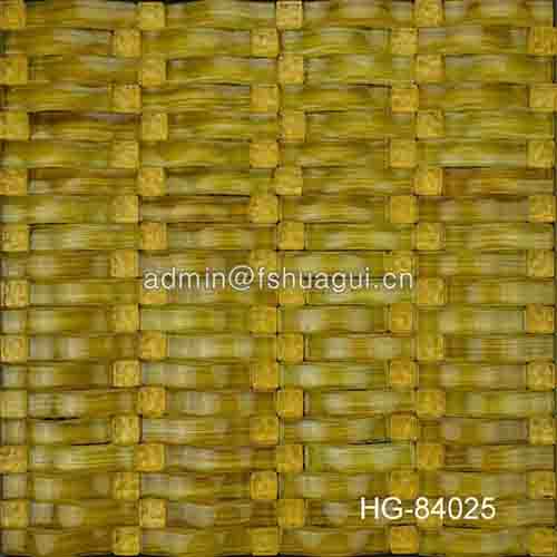 Elegant yellow arched shape crystal glass mosaic design idea