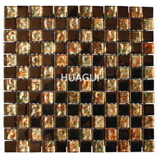 Tiles Stainless Steel Mosiac Tiles Mixed Glass Kitchen Wall Panel