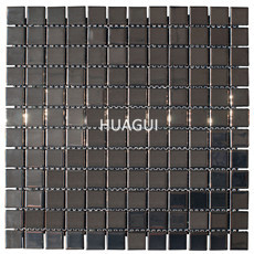 Artic Decorative Backsplash Vinyl Field Tile Glass Mosaic tile in Silver Gray