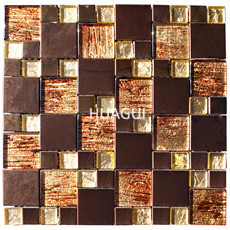  Mosaic Tile Floor & Wall Tile Metal Mosaic Tile Wall Paper Mosaic Backsplash