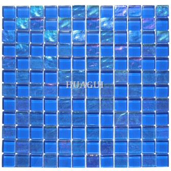 Royal Blue Twilight Series Artistry in glass mosaics pool tile