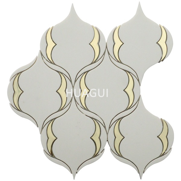 White artisans tiles for restaurant decor